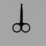 Eyebrow Scissor Round Head
