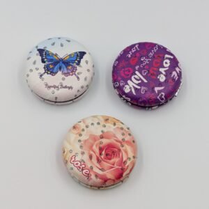 Pocket Mirror Round Thick